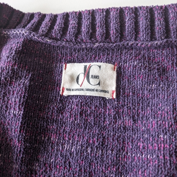 DC Jeans purple v neck sweater Size 1X Penningtons - Picture 6 of 9